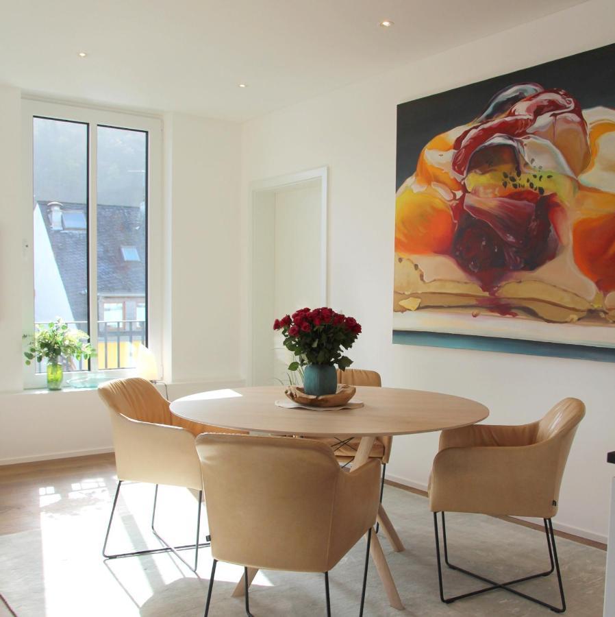 Mosel-Loggia - Luxusapartment -Terrass - Klimaanlage Трабен-Трарбах Экстерьер фото
